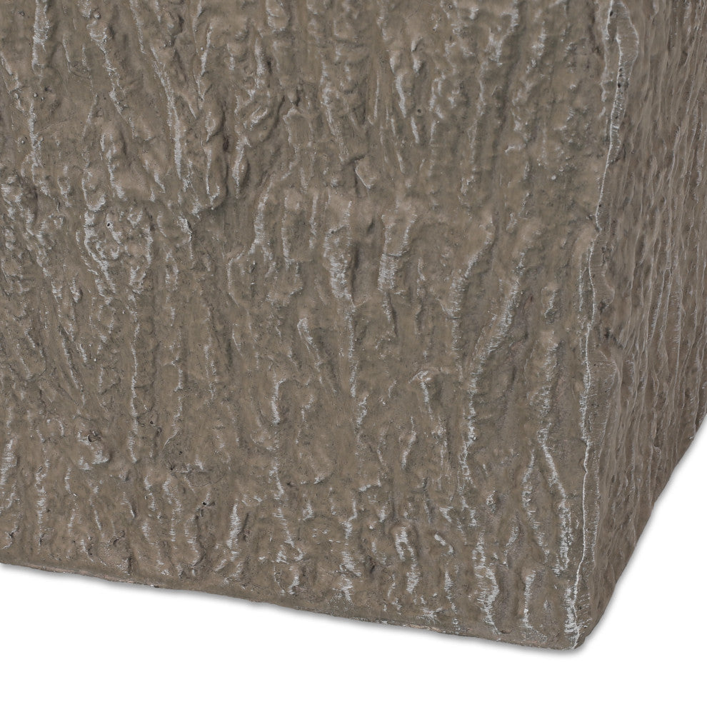 Mistler Outdoor Cast Stone Planter, WxDxH, 16.25wx16.25dx31h
