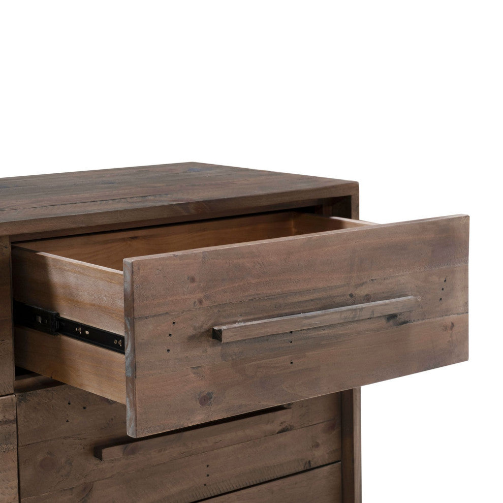 Nevada 6-Drawer Dresser, Brown