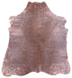 Bronze Metallic Cowhide Rug 6' 10" X 6' 4" C2094