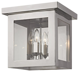 Hurley 4-Light Ceiling Mount, Polished Nickel Finish