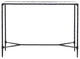 Safavieh Couture Isabellina Metal Console Table, Black / Clear