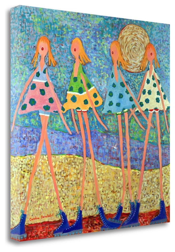 "On The Way" By Caroline Benchetrit, Giclee Print on Gallery Wrap Canvas
