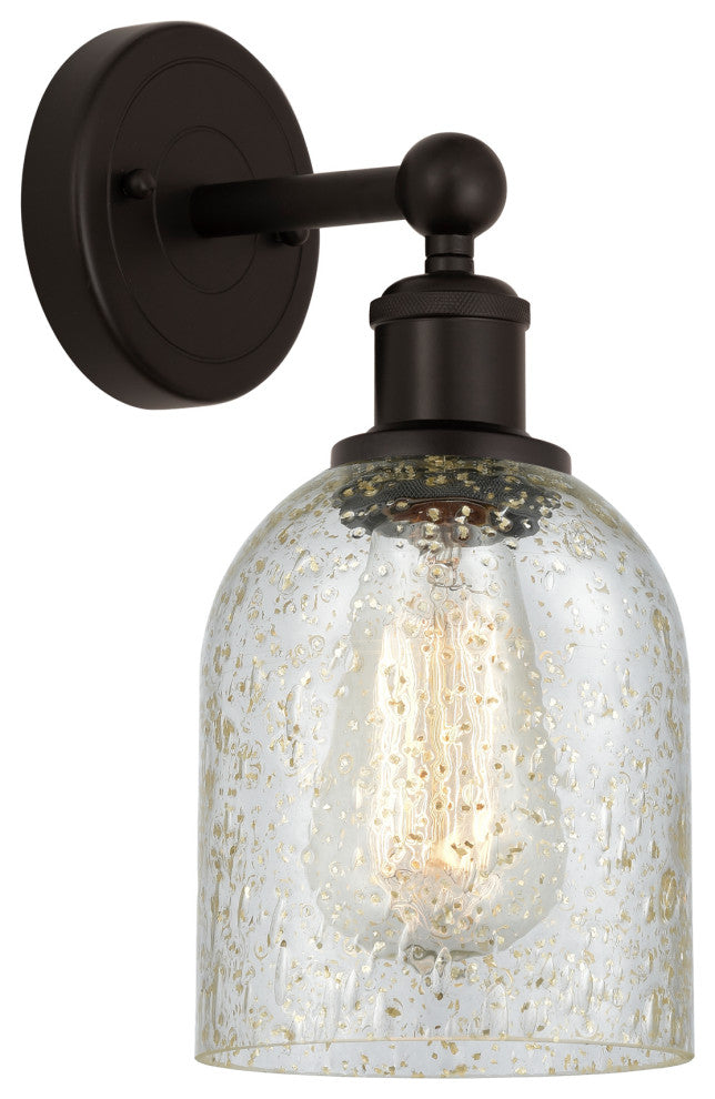 Innovations 616-1W-OB-G259 Caledonia 1 Light 5" Sconce, Oil Rubbed Bronze