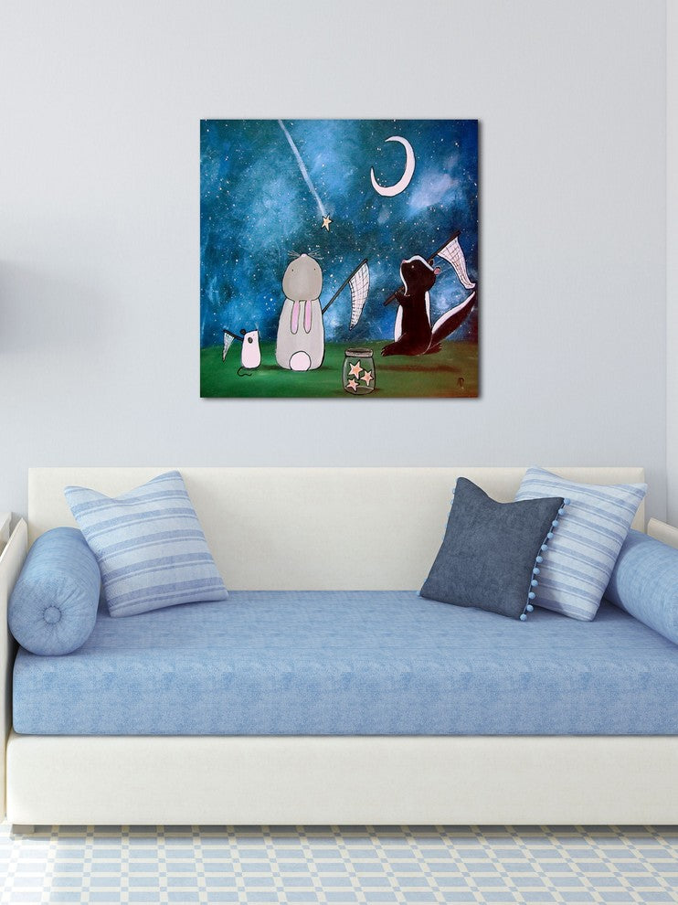 "Shooting Star" Painting Print on Wrapped Canvas