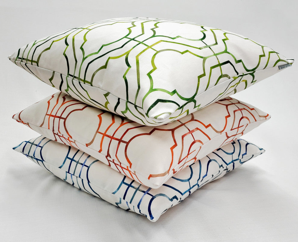 Biltmore Gate Green Throw Pillow 20x20, with Polyfill Insert