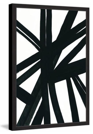 "Lines Over Lines" Framed Painting Print, 24"x36"