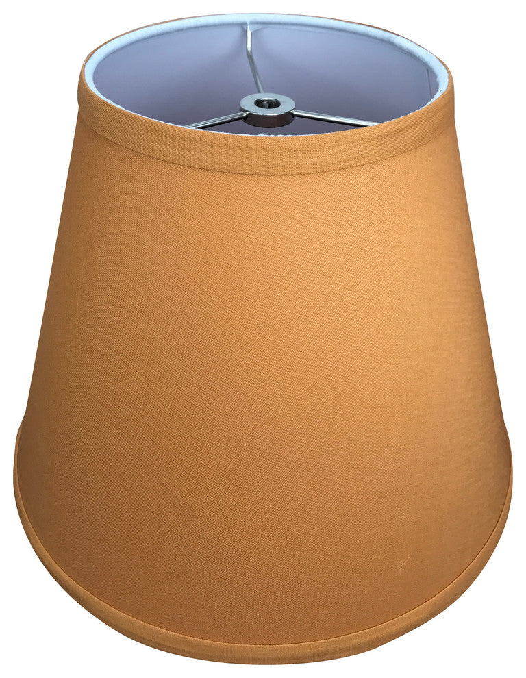 Fenchel Shades, 6"x11"x9" Spider Attachment Empire Lamp Shade, Linen