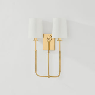 Hudson Valley Lighting Glenmont Wall Sconce, Aged Brass