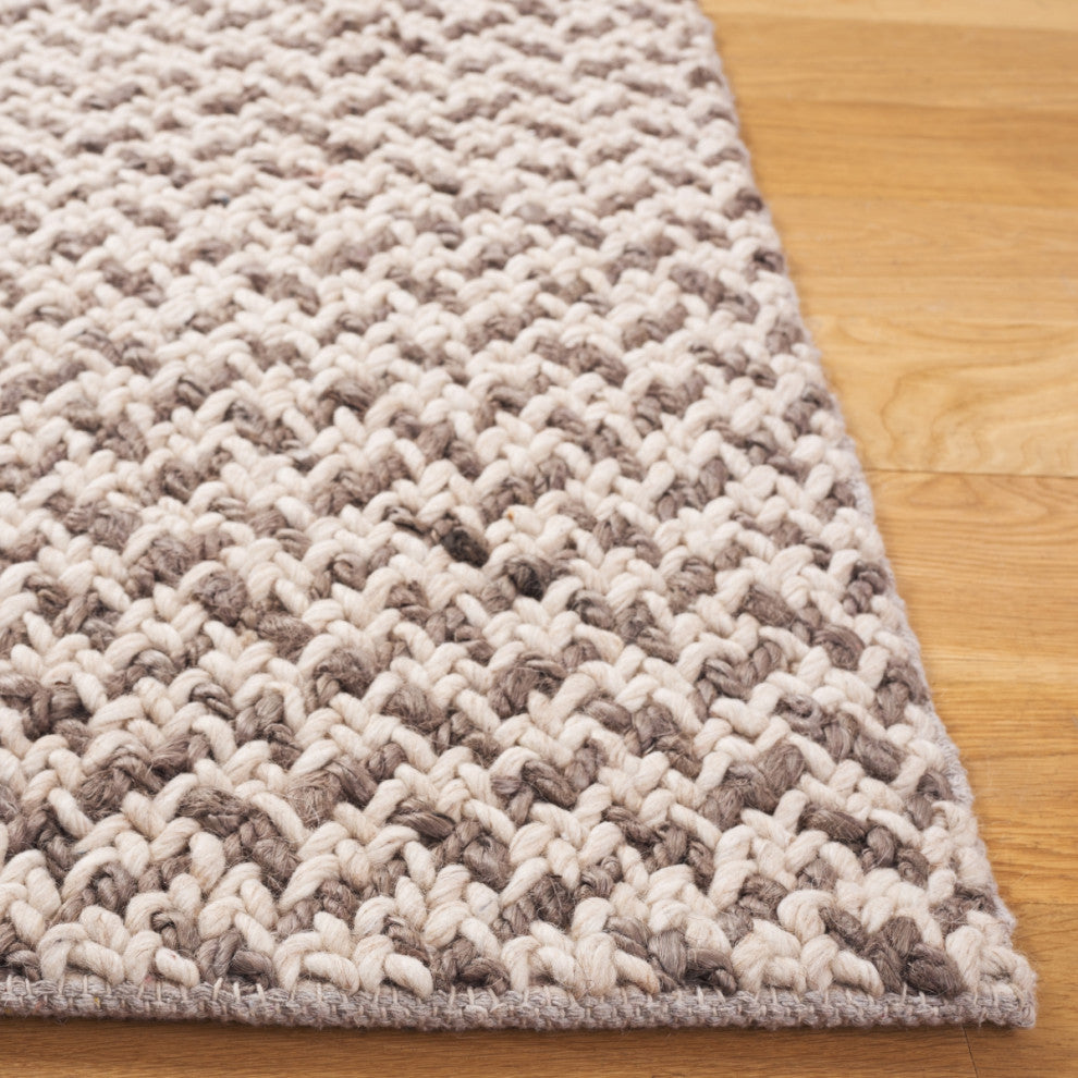 Safavieh Natural Fiber Couture Collection NFC104 Rug, Beige/Grey, 8'x10'