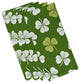 Lucky, Holiday Floral Print Napkin, Set of 4, Green