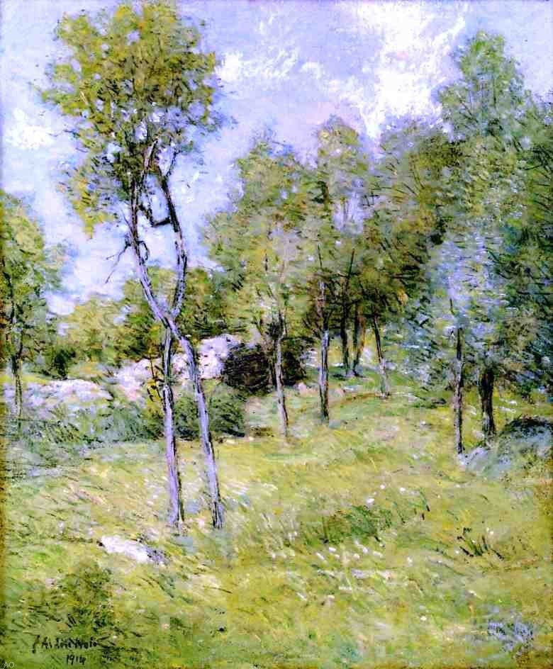 Julian Alden Weir Midsummer Landscape Wall Decal