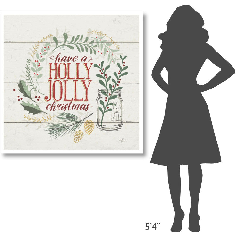 "Seasons Greetings III" Digital Paper Print by Janelle Penner, 42"x42"