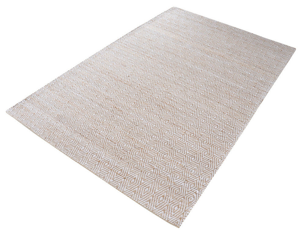 Elsie Handwoven Hemp And Cotton Rug - 5ft x 8ft