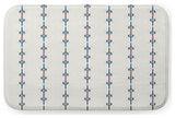 24" x 17" Jodhpur Stripe Bathmat, Dark Cobalt Blue