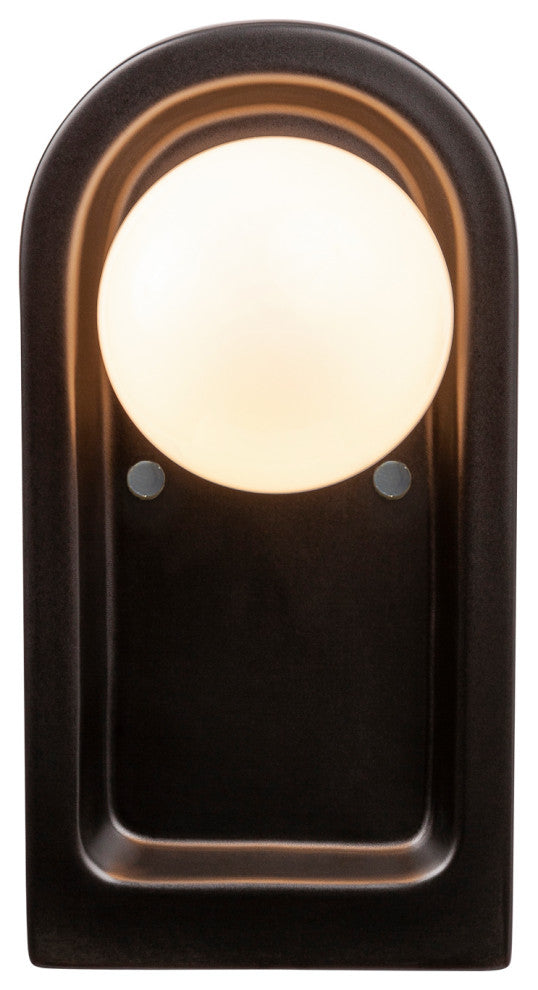 Arcade Wall Sconce, Carbon/Matte Black