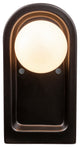 Arcade Wall Sconce, Carbon/Matte Black