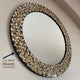 DecorShore 24" Decorative Mosaic Glass Wall Mirror (Golden Sands)