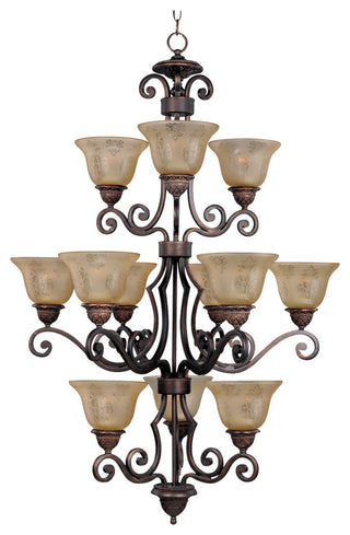 Maxim Symphony 12-Light Chandelier Oil Rubbed Bronze - 11238SAOI