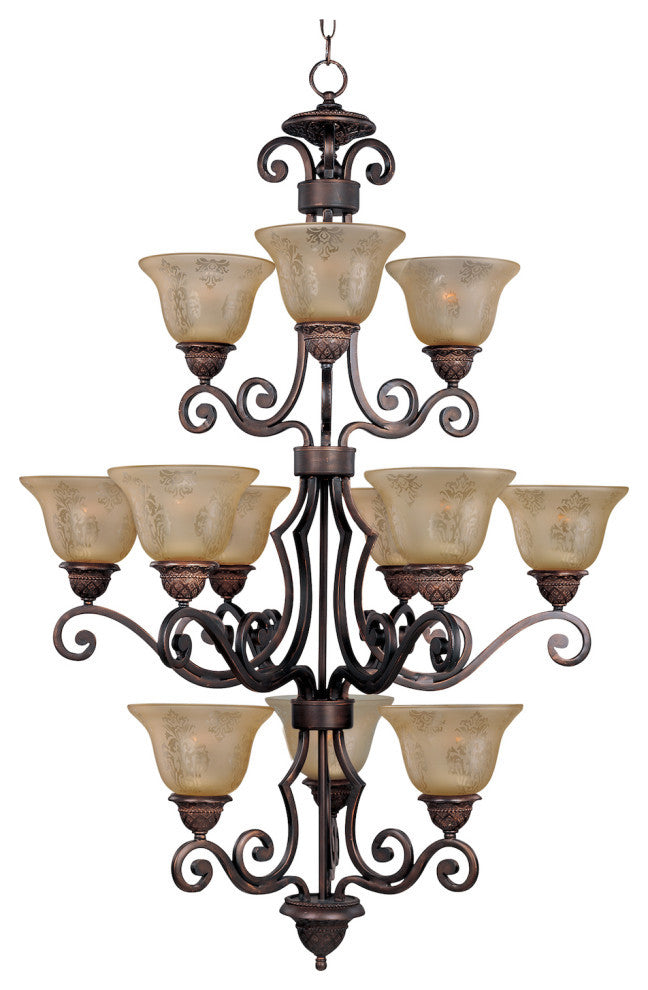Maxim Symphony 12-Light Chandelier Oil Rubbed Bronze - 11238SAOI