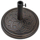 Bond 60474A Envirostone Round Umbrella Base, 13" H x 18" D