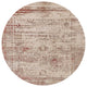 Ahgly Company Indoor Round Mid-Century Modern Area Rugs, 5' Round