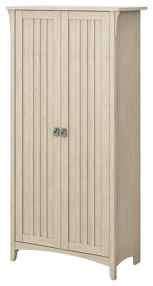 Salinas Bathroom Storage Cabinet With Doors, White