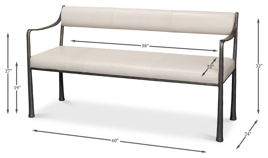 Industrial Modern Bench