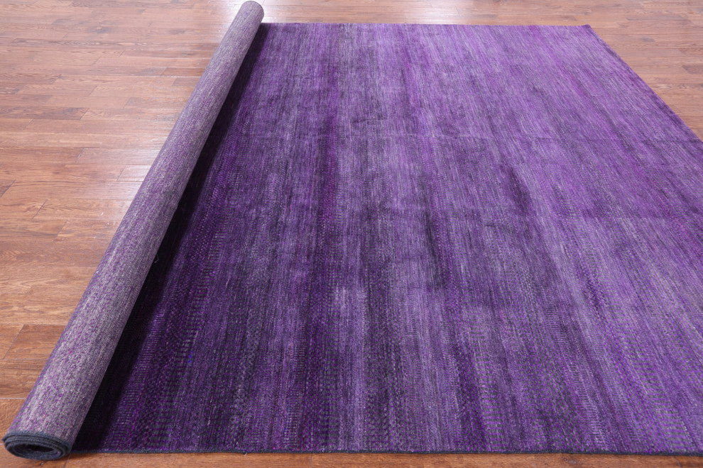 Super Savannah Gabbeh Hand Knotted Wool and Silk Rug 10' 1" X 14' 3" Q6867