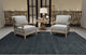 Arizona Rye Area Rug, Dark Gray, 5' x 8', Solid