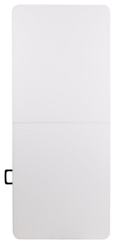 30''x 72'' Bi-Fold Granite White Plastic Folding Table