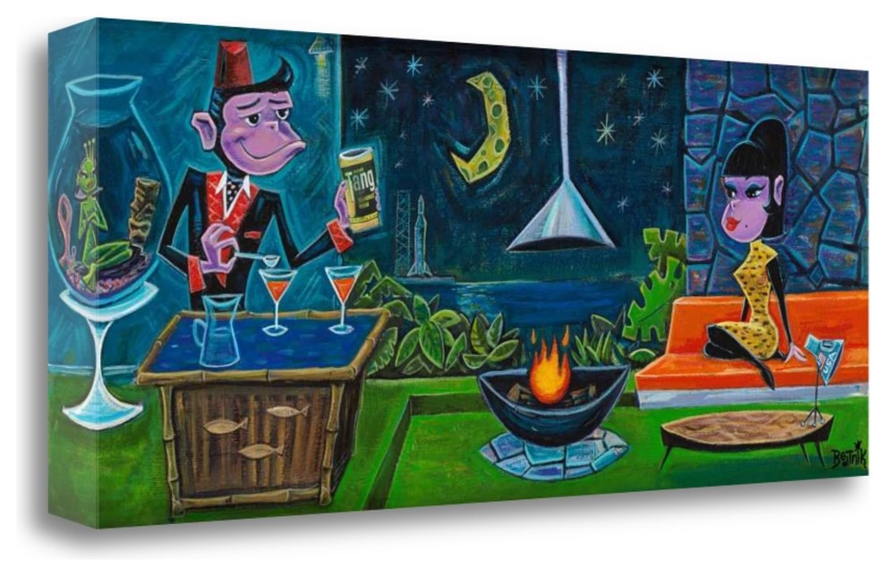 "Tang Time" By Beatnik (Graeme Mckim), Giclee Print on Gallery Wrap Canvas