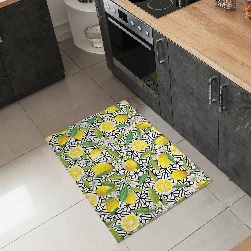 Indoor/Outdoor Kendall KE5 Ivory Machine Washable 1'8" x 2'6" Rug