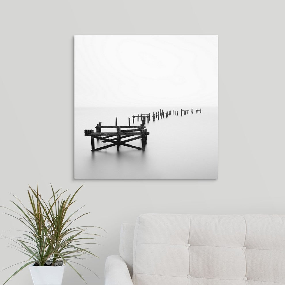 "Decrescendo" Wrapped Canvas Art Print, 24"x24"x1.5"