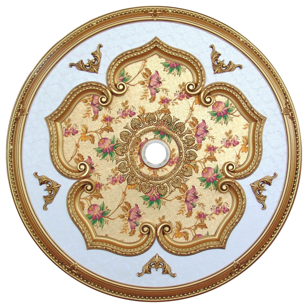 Artistry Lighting, Round 51" Antique Gold Ceiling Medallion (ART13-F-096)