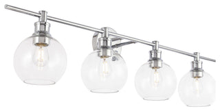 Elegant Lighting LD2322 Collier 4 Light 38"W Vanity Light - Chrome