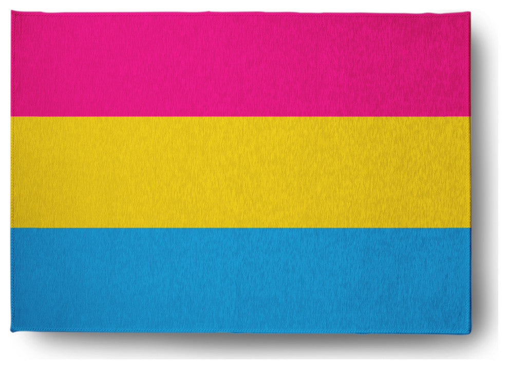 Pansexual Chenille Rug, Pansexual, 5'x7'