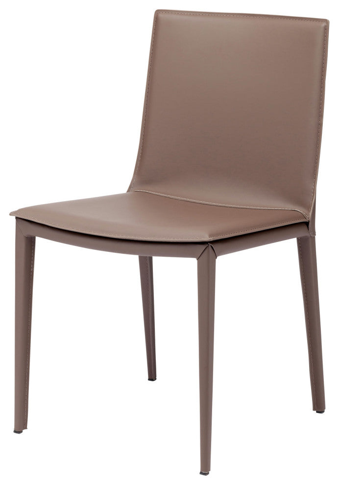 Nuevo Living Palma Dining Chair, Mink Leather