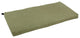48"X19" Solid Microsuede Bench Cushion, Sage Green