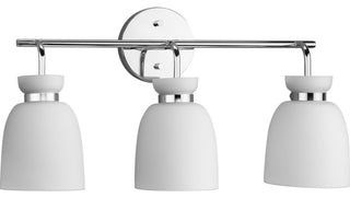 Lexie Collection Contemporary Vanity Light, Polished Chrome
