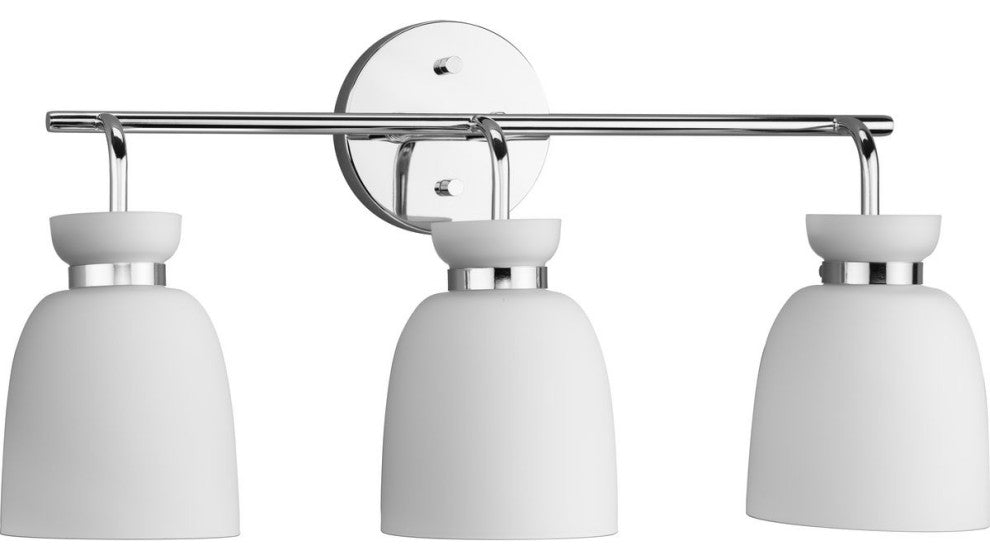 Lexie Collection Contemporary Vanity Light, Polished Chrome