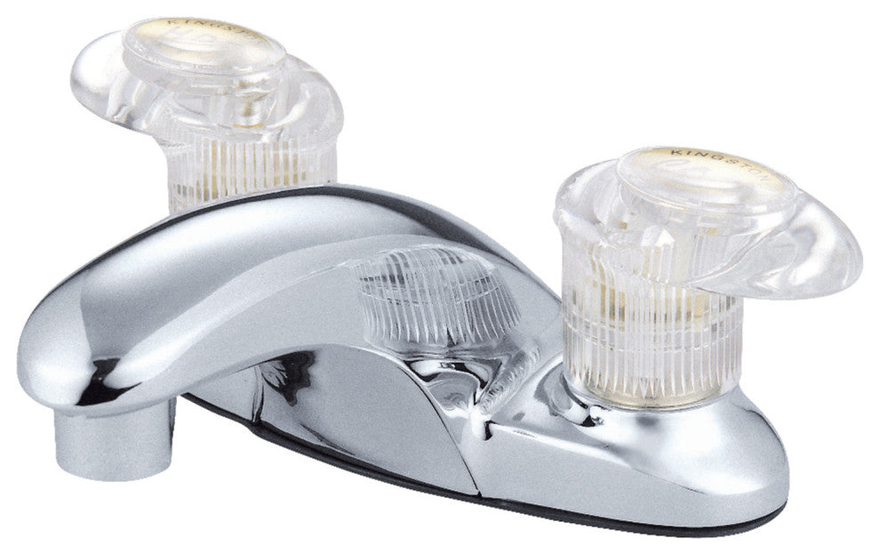 Kingston Brass 4" Centerset Bathroom Faucet, Polished Chrome