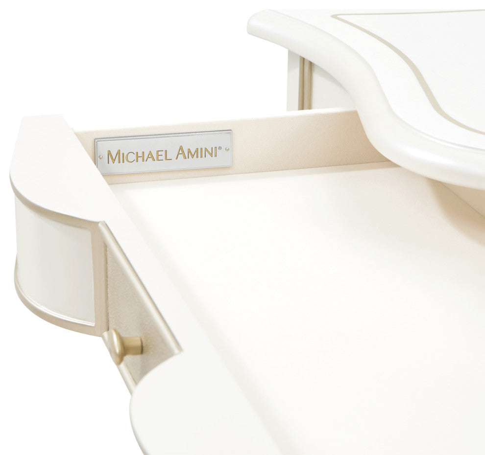 La Marisia Vanity Desk, Creamy Pearl