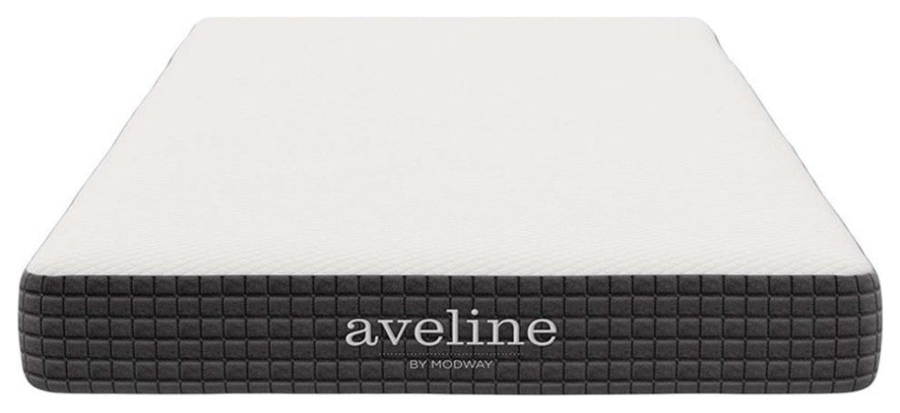 Modway Aveline 6" Modern Style Memory Foam Twin Mattress in White