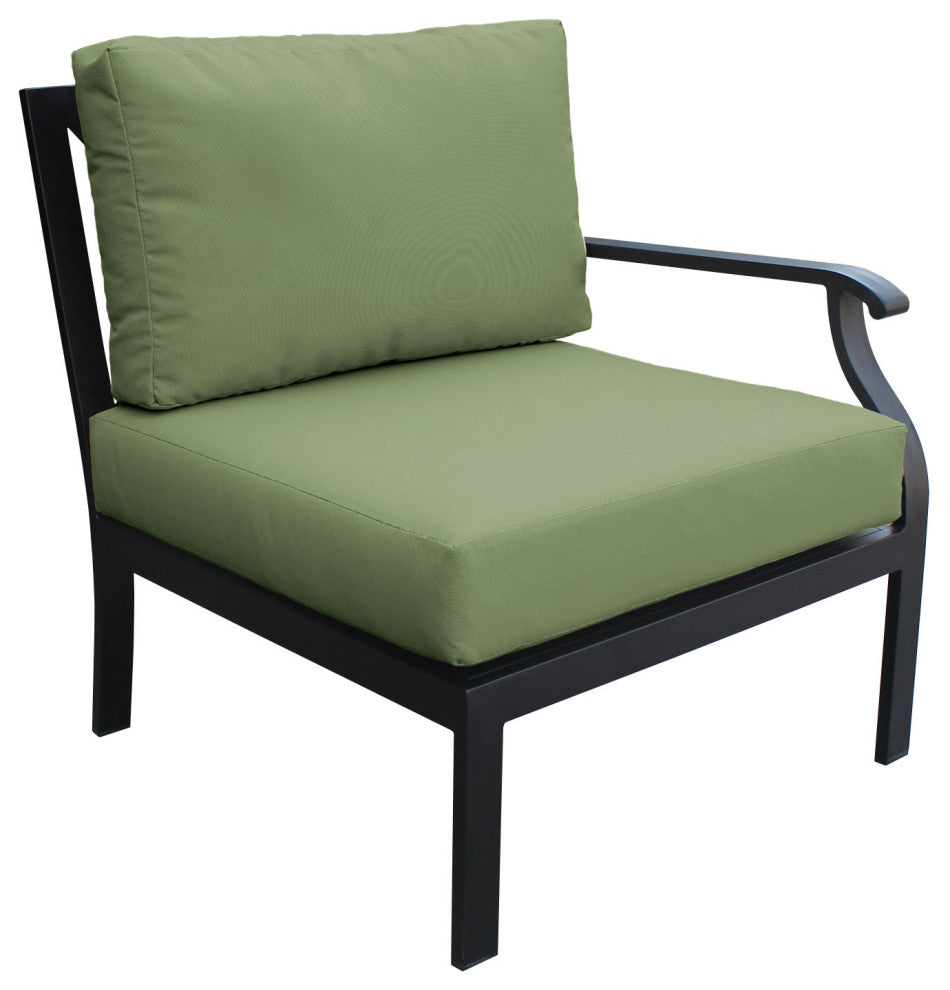 Kathy Ireland Madison Ave. 6 Piece Aluminum Patio Furniture Set, Forest