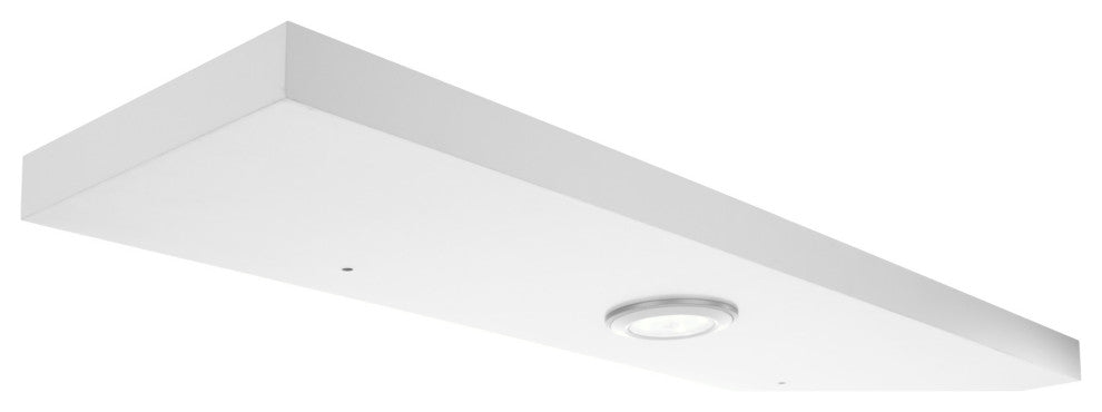 Kiera Grace Stockholm Aberg Modern Floating Shelf With LED Light, 36"es, Whi