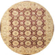 Ahgly Company Indoor Round Traditional Area Rugs, 4' Round