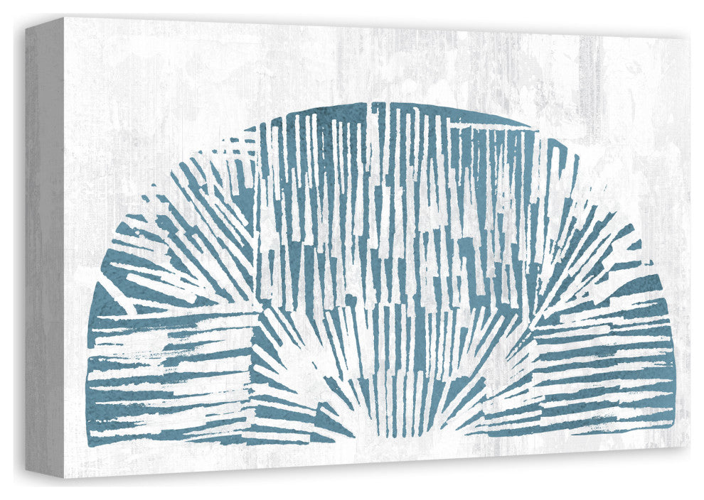 Abstract Shell Shape 12x18 Canvas Wall Art