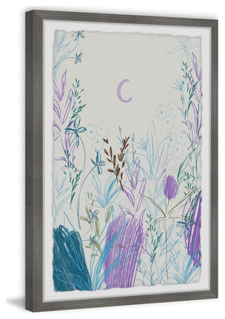 "Purple Scenery" Framed Painting Print, 16x24