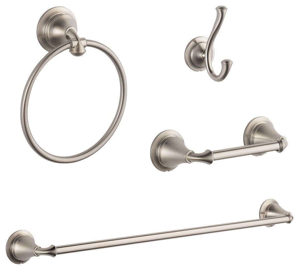 Delta Linden 4-Piece Accessory Kit, Stainless