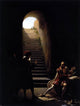 Fleury-Francois Richard Montaigne and Tasso, 21"x28" Wall Decal